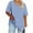 A Blue A, variant on Short Sleeve Shirts for Women Plus Size Floral Print V Neck Tunic Top Summer Casual Trendy Blouses