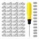 thumbnail image 1 of Conector de Esquina Universal para Muebles de Acero Inoxidable, Soportes Angulares de Metal para Madera con Clavos, Destornillador A, 1 of 5