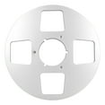 thumbnail image 2 of 1/4 10.5 Inch Empty Tape Reel, 4 Hole Aluminum Alloy Opening Machine Replacement Part, Sound Takeup Reel for Reel to Reel Tape Player, Low Noise, Against Warping, 2 of 7