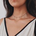thumbnail image 4 of Tshsdpx Star Pendant Choker Necklace Jewelry for Women, Alloy Clavicle Chain for Dating, 4 of 7