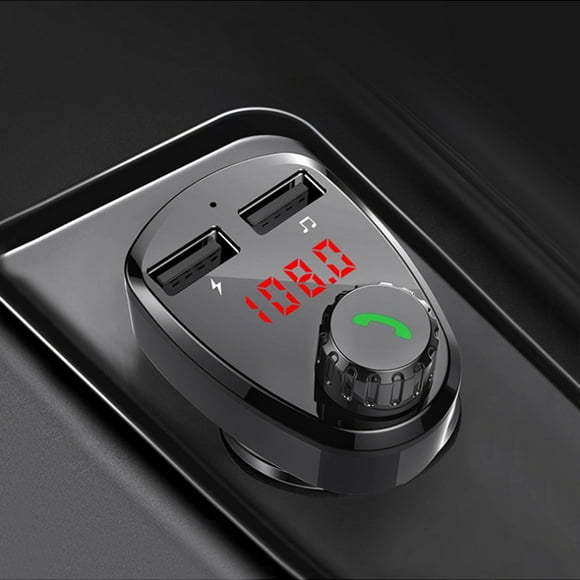 Transmitter G13 Portable Car MP3 Music Player Transmitter Hands Free Calls Auto AccessoryBlack