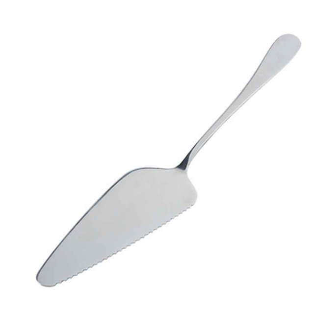 Advancent Servidor de pastel de borde dentado de acero inoxidable, pala rebanadora ligera, espátulas, mango antideslizante, divisor, utensilios Type6 NO6