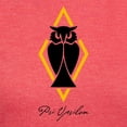 thumbnail image 3 of CafePress - Psi Upsilon Owl T Shirt - Womens Tri-blend T-Shirt, 3 of 4