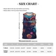 thumbnail image 4 of Pofeuu Colorful Feather Owl Print Basketball Jersey, Shirts for Men Youth Basketball Jersey Crew Neck-Large, 4 of 6