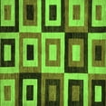 thumbnail image 1 of Ahgly Company Indoor Square Abstract Green Modern Area Rugs, 7' Square, 1 of 4