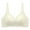 White, variant on Wireless Bras for Women V Neck Seamless Bralettes Everyday Basic Sleeping Bras Tshirt Bra Push Up Bra with Adjustable Strap