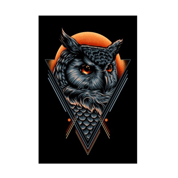 Trademark Fine Art Hastaning Bagus Penggalih I Am The OWL Canvas Wall Art