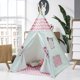 thumbnail image 1 of Tienda de campaña infantil para niños y niñas Fabric Teepee Cotton Canvas, 1 of 2