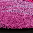 thumbnail image 3 of Safavieh Fiesta Dalach Abstract Shag Area Rug, Multi, 6'7" x 6'7" Round, 3 of 10