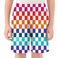thumbnail image 4 of Tisuna Shorts For Boys Kids Comfort Fit Elastic Waist Shorts Plaid Print Summer Vacation Casual Shorts Size 13-14 Years Watermelon Red, 4 of 4