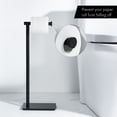 thumbnail image 2 of KES 20" H Black Toilet Paper Holder Stainless Steel Freestanding for Bathroom, 2 of 8