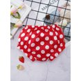 thumbnail image 4 of Jowowha Newborn Baby Girl Christmas Ruffle Bloomer Shorts Polka Dots Elastic Waistband Diaper Cover Briefs Red&White M/66, 4 of 6