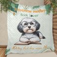 thumbnail image 3 of Havanese Mother Book Lover Living That Dog Mom Life Happy Mother's Day Quilt Blanket Havanese Dog Lover Gifts Idea Cozy Comforter Throw Blanket - 03004, 3 of 5