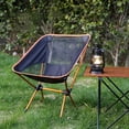 thumbnail image 2 of 1pc Ultralight Folding Camping Chair, Detachable Portable Folding Moon Chair For Outdoor Camping Beach Fishing Hiking, 2 of 5