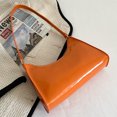 thumbnail image 4 of Bolso De Hombro Bolso de hombro para mujer de axila de moda Cara brillante Casual para el trabajo (naranja), 4 of 8