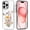 Vintage Butterfly Botany White, variant on Case for iPhone 15 Plus, Compatible with MagSafe, Yellow Sunflowers for Shockproof Protective, Slim Hard PC+TPU Cute Bumper Magnetic Clear Case for iPhone 15 Plus - White