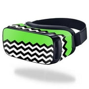 Skin Decal Wrap for Samsung Gear VR (Original) cover sticker Aqua Chevron
