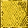 thumbnail image 1 of Ahgly Company Indoor Square Southwestern Yellow Country Area Rugs, 8' Square, 1 of 4