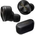 thumbnail image 1 of Technics Premium Hi-Fi True Wireless Bluetooth Earbuds with Advanced Noise Cancelling, 3 Device Multipoint Connectivity, Wireless Charging, Hi-Res Audio + Enhanced Calling - EAH-AZ80-K (Black), 1 of 5