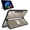 Gray, variant on Hard Case for Microsoft Surface Pro 12 Inch 1st Edition (2025) Shockproof Folio Rugged Cover Clear Transparent Back Shell Compatible with Type Cover Keyboard