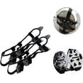 thumbnail image 4 of 24-Tooth Ice Cleats for Boots and Shoes, Heavy-Duty Anti-Slip Snow Grips with Secure Straps for Winter Hiking, Walking, and Ice Fishing, 4 of 6