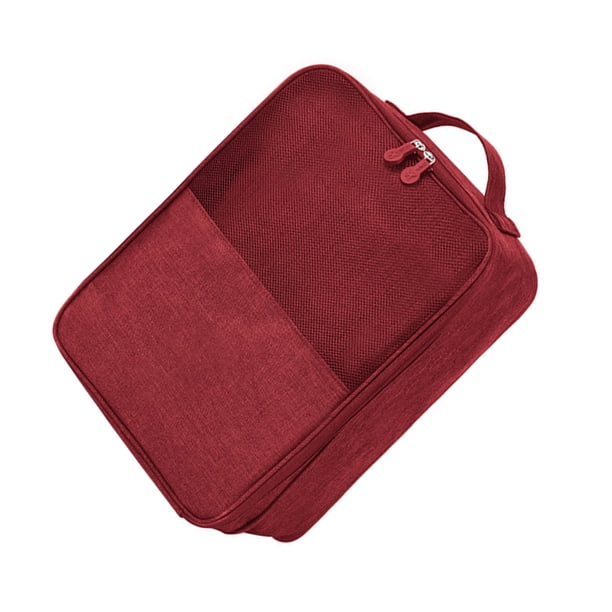 Naiovety Bolsa de almacenamiento para zapatos, suministros para el hogar, organizador de zapatos, tamaño compacto, gran capacidad, multicolor, Almacenamiento y organización del hogar Vino rojo