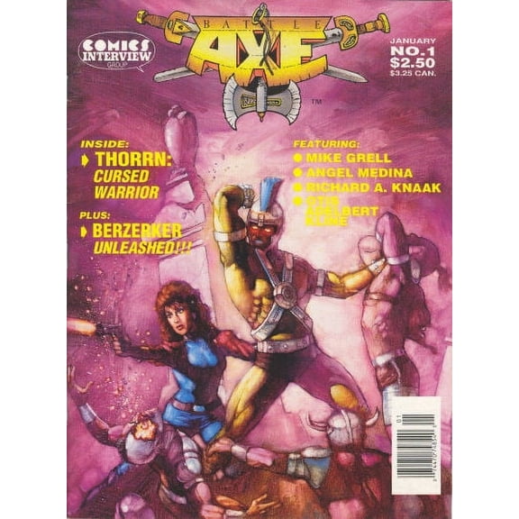Battle Axe #1 VF ; Comics Interview Comic Book