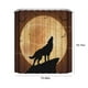 thumbnail image 3 of Fiudx Cortina de Ducha de Halloween, Tela de Poliéster, Gatos Negros de Acuarela, Diseño Decorativo En Amarillo Anaranjado, 12 Ganchos Incluidos, Decoración de Baño, Fácil Instalación, Tamaño 70.87 X, 3 of 6