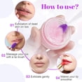 thumbnail image 4 of Press on Nails Uñas postizas cuadradas Uñas postizas cortas medianas Pegamento brillante en uñas para mujeres (Style39 Normal), 4 of 5