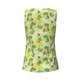 thumbnail image 5 of Picia Cute Dinosaurs Cartoon Pattern Women's Workout Tank Top,Breathable Activewear,Slim Fit Athletic Top,Versatile Workout Moisture-wicking top-X-Large, 5 of 9