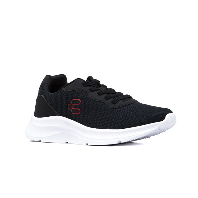 Tenis Deportivos Juveniles Charly 1086362 T23.5 Zapaterias Mexico 1086362D-NEG/BCO