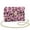 Pink Leopard Print, variant on Pzuqiu Leopard Print Women's Crossbody Handbags Exquisite Compact Women Leather Crossbody Bag with Chain Fashion Practical for Teen Girls-Women for Daily Use
