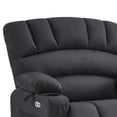 thumbnail image 4 of MCombo Oversized Power Lift Recliner Chair, 27.2'' Extra-Wide Seat, Faux Leather(Medium-Wide, Black), 4 of 10