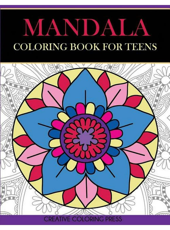 Coloring Books for Teens Mandala Coloring Book for Teens, (Paperback)