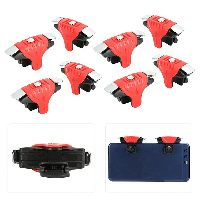 Phone Game Controller, Small And Portable Pubg Trigger For Mobile Games Rouge