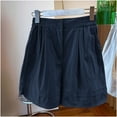 thumbnail image 6 of Mitankcoo Women's Cotton Breathable Trendy Shorts Comfy Athletic Casual Wide Leg Bermuda Shorts Workout & Daily Wear, 6 of 6