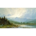 thumbnail image 3 of Richards, William Trost 18x12 Black Modern Framed Museum Art Print Titled - Sunset on Mount Chocorua, New Hampshire 1872, 3 of 5