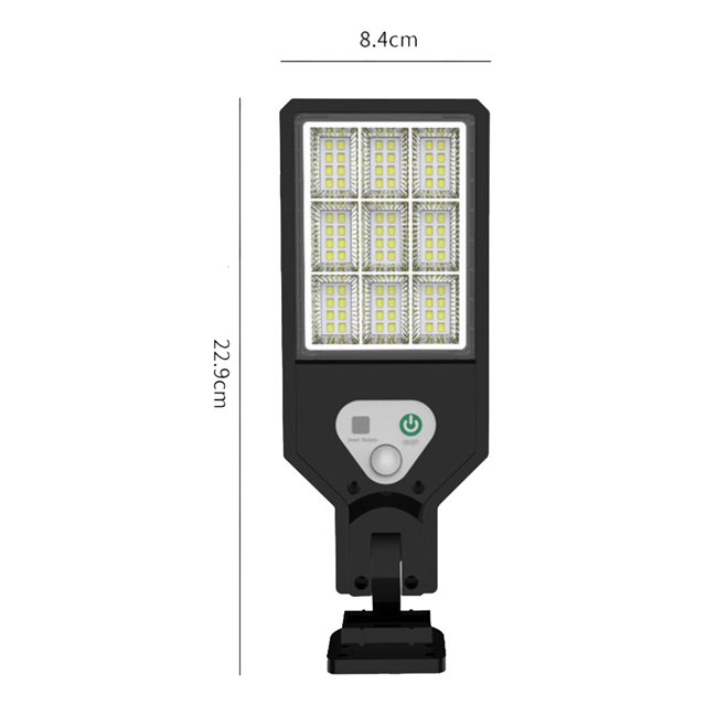 Lámpara de pared con energía solar COB LED de jardín al aire libre con sensor de movimiento PIR impermeable Likrtyny Para estrenar