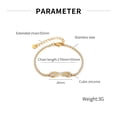 thumbnail image 6 of Blaniy Infinity Tennis Bracelet Sparkling Cubic Zirconia Bracelet Infinity Design Jewelry Gifts for Women Mom Wife, 6 of 6