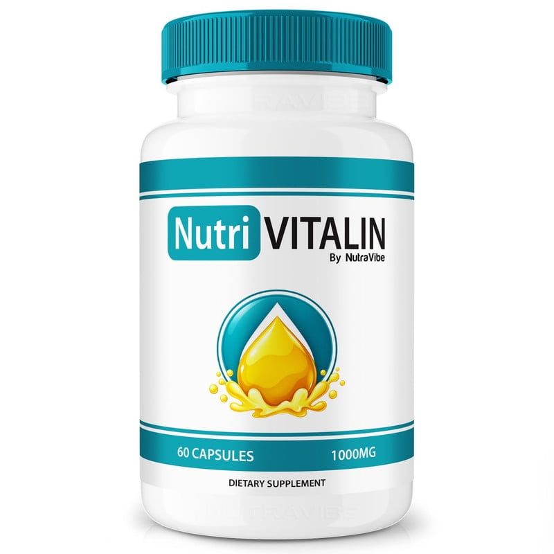 NutriVitalin Capsules - Nutri Vitalin Prostate Support Formula with Natural Blend for Urinary Flow, Comfort & Balance | Easy-to-Swallow Daily Pills for Over-All Wellness (60 Capsules)