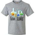 thumbnail image 3 of Inktastic Future Scientist with Beakers, Test Tubes and Formulas Youth T-Shirt, 3 of 5