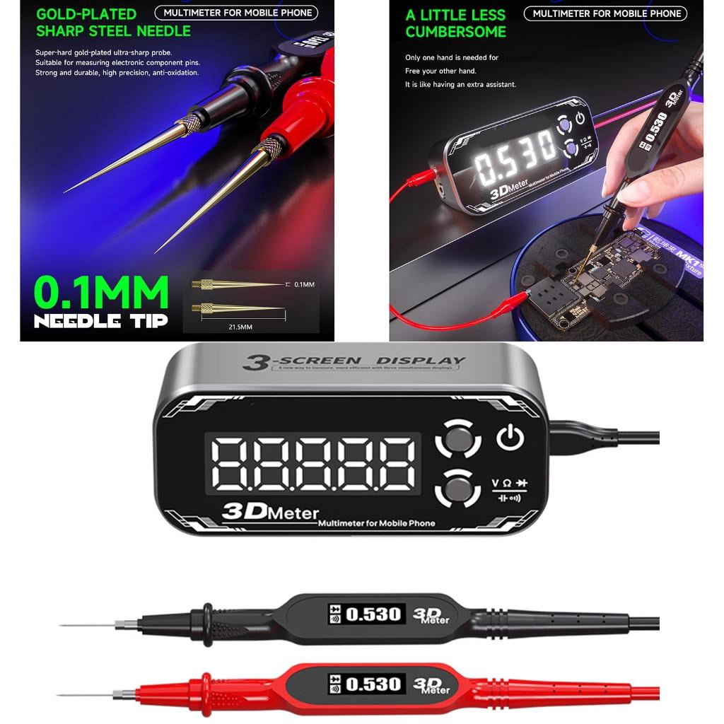CEORPER Digital Display Multimeter Voltage/Capacitance Resistance Measurement Tool