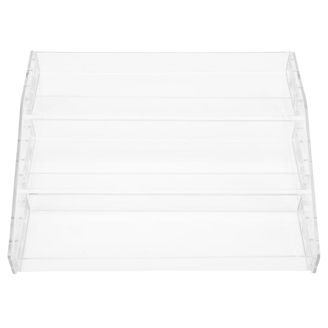 Milisten 1Pc Transparent Acrylic Multi Layer Display Rack for Storage and Store Counter Organization