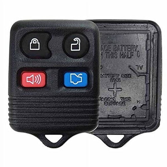 KeylessOption Just the Case Keyless Entry Remote Car Key Fob Shell Replacement CWTWB1U331, CWTWB1U212, GQ43VT11T, CWTWB1U345 for Ford Lincoln Mercury Mazda
