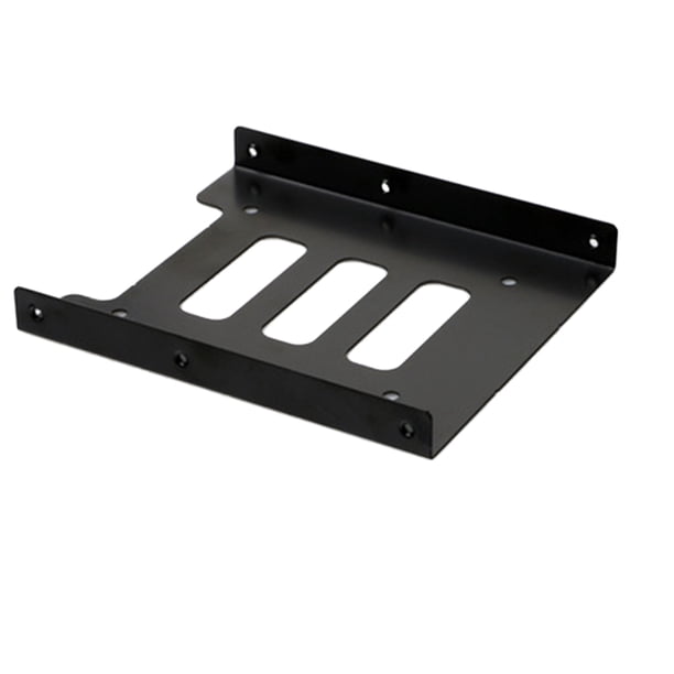 Injueey 8 tornillos de 2,5 pulgadas a bahía de 3,5 pulgadas SSD disco duro de metal HDD soporte de montaje adaptador bandeja de acoplamiento Juegos de teclado y mouse para computadora