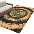 thumbnail image 6 of Orange Dark Green Area Rug 3x5 Washable Rug Non Slip Watercolor Abstract Art Ethnic Large Area Rug Indoor Floor Carpet for Entryway Bedroom Kitchen Living Room Home Office Dining Room Nursery, 6 of 8