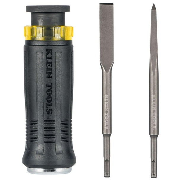 Destornillador de demolición SDS Klein Tools 32753SD con 3 puntas