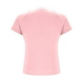 thumbnail image 6 of Timegard Tops for Women Summer V Neck Short Sleeve Slim Fitting Comfy Casual Solid Color Tee Fashion, 6 of 7