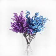 FXMLRLK 1 Bundle Artificial Flowers Gypsophila Bouquets Bulk Real Touch Fake Silk Flowers for Home Wedding DIY Floral Arrangement Kitchen Table Centerpiece Festival Decoration, Gray