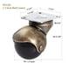 thumbnail image 2 of Ruedas giratorias ENYKE de 1,5 pulgadas para muebles, 82 kg, juego de 4, 2 of 5